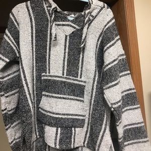Beach hoodie “drug rug” from Costa Rica size large